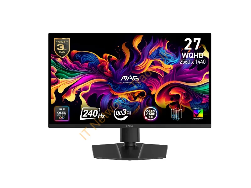 MAG271QPQDOLEDX24 - Msi Mag 271Qp Qd-Oled X24 Computer Monitor 26.5" 2560 X 1440 Pixels Wide Quad Hd Black