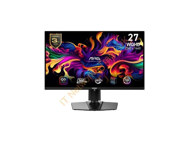 MAG271QPXQDOLED - Msi Mag 271Qpx Qd-Oled Computer Monitor 26.5" 2560 X 1440 Pixels Wide Quad Hd Black