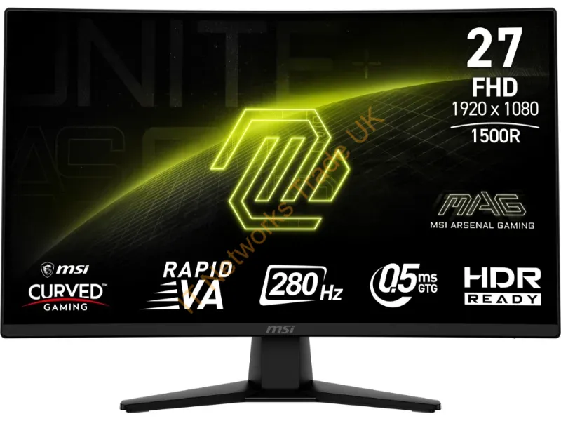 MAG274CXF - Msi Mag 274Cxf Computer Monitor 27" 1920 X 1080 Pixels Full Hd Black