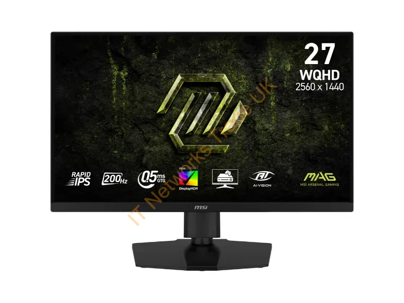 MAG274QPFE20 - Msi Mag 274Qpf E20 Computer Monitor 27" 2560 X 1440 Pixels Wide Quad Hd Lcd Black