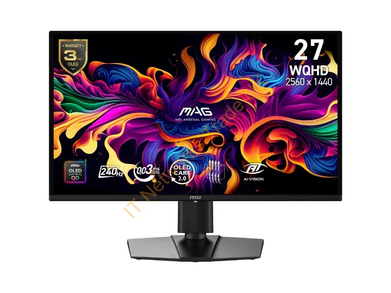 MAG274QPQD-OLEDX24 - MSI MAG 274QP QD-OLED X24 27 QD-OLED Quad HD 240Hz 0.03ms H