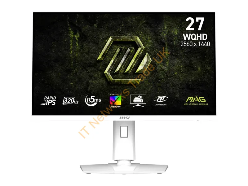 MAG274QRFWX32 - Msi Mag 274Qrfw X32 Computer Monitor 27" 2560 X 1440 Pixels Wide Quad Hd Lcd White
