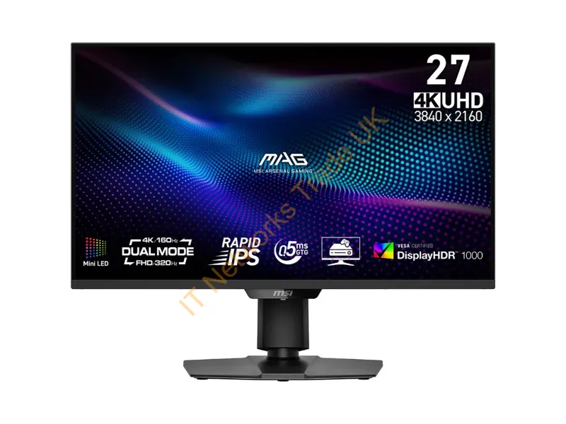 MAG274UPDFE16M - Msi Mag 274Updf E16M Computer Monitor 27" 3840 X 2160 Pixels 4K Ultra Hd Led Black