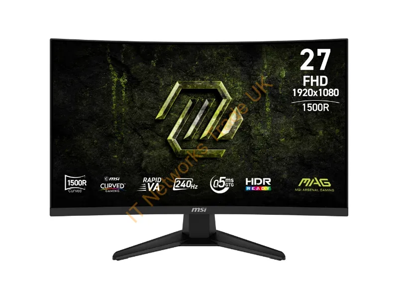 MAG275CFX24 - Msi Mag 275Cf X24 Computer Monitor 27" 1920 X 1080 Pixels Full Hd Lcd Black