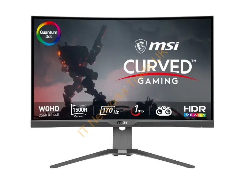 MAG275CQRFQD - Msi Mag 275Cqrf Qd Computer Monitor 27" 2560 X 1440 Pixels Wide Quad Hd Black