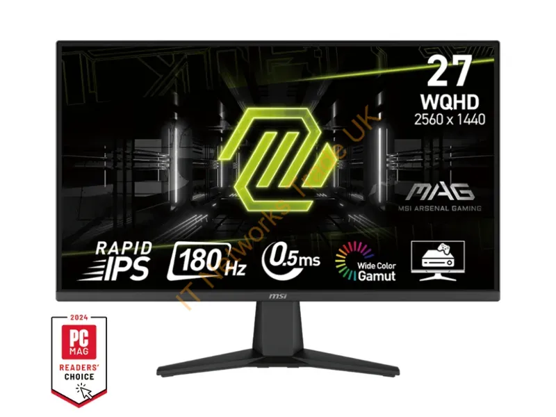 MAG275QF - Msi Mag 275Qf Computer Monitor 27" 2560 X 1440 Pixels Wide Quad Hd Lcd Black