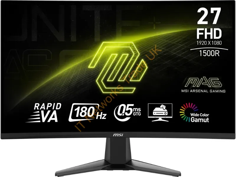 MAG27C6F - Msi Mag 27C6F Computer Monitor 27" 1920 X 1080 Pixels Full Hd Lcd Black