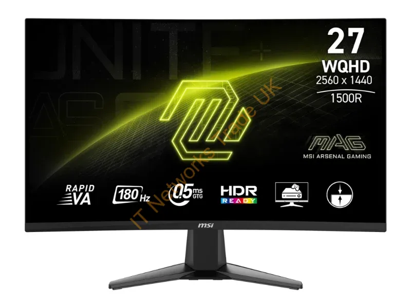 MAG27CQ6F - Msi Mag 27Cq6F Computer Monitor 27" 2560 X 1440 Pixels Quad Hd Lcd Black