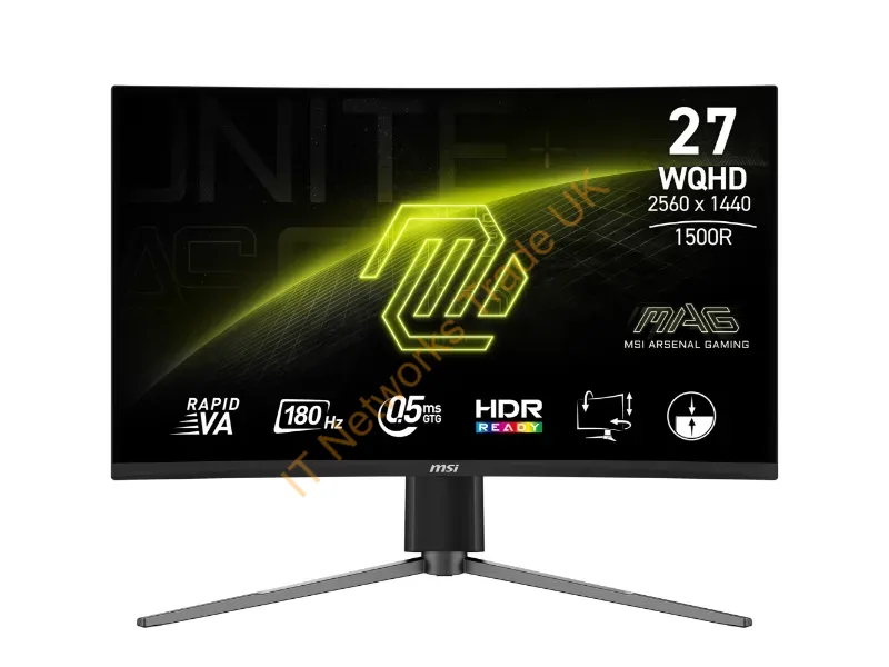 MAG27CQ6PF - Msi Mag 27Cq6Pf Computer Monitor 27" 2560 X 1440 Pixels Wide Quad Hd Lcd Black