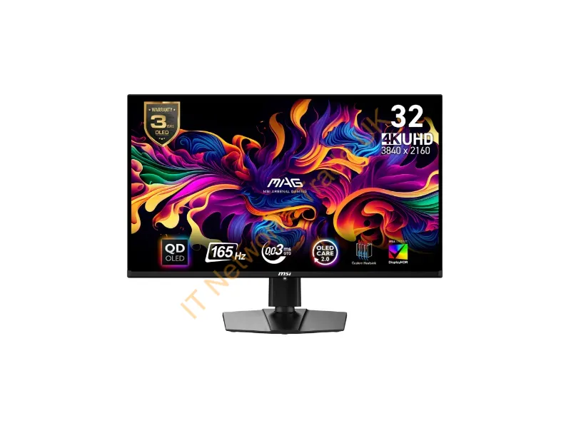 MAG321UPQDOLED - Msi Mag 321Up Qd-Oled Computer Monitor 31.5" 3840 X 2160 Pixels 4K Ultra Hd Black