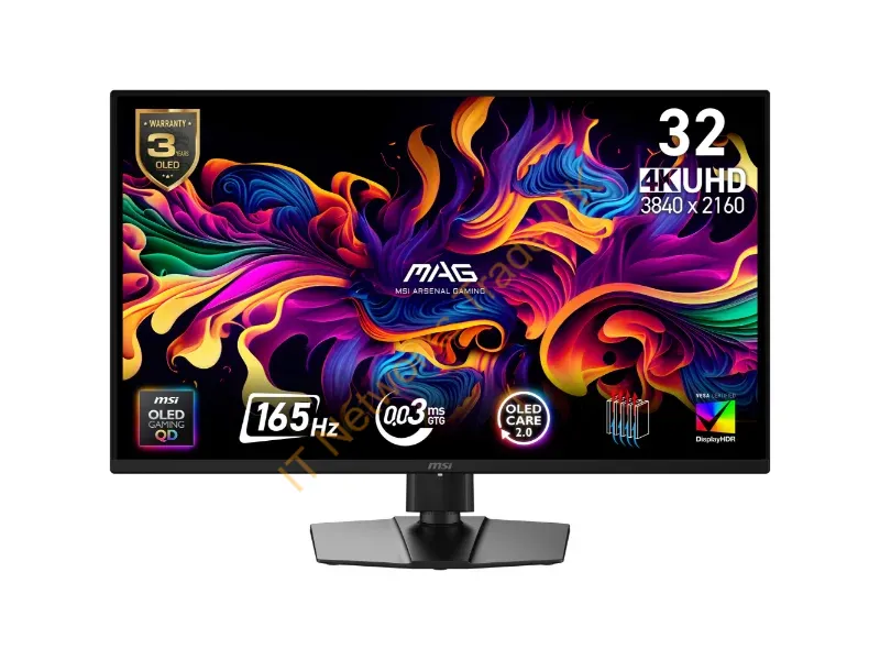 MAG322UPQD-OLEDE16 - MSI MAG 322UP QD-OLED E16 32 UHD 4K QD-OLED 165Hz 0.03ms Ga