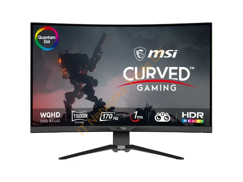 MAG325CQRFQD - Msi Mag 325Cqrf Qd Computer Monitor 31.5" 2560 X 1440 Pixels Wide Quad Hd Black
