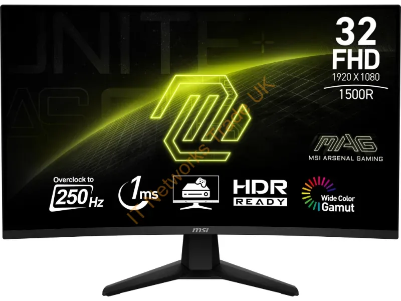 MAG32C6X - Msi Mag 32C6X Computer Monitor 31.5" 1920 X 1080 Pixels Full Hd Black