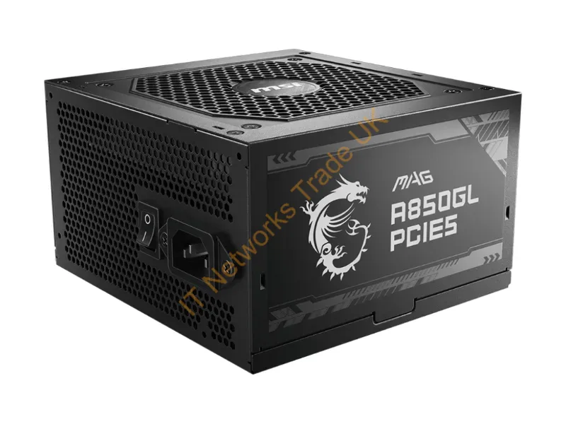 MAGA850GLPCIE5 - Msi Mag A850Gl Pcie5 Power Supply Unit 850 W 20+4 Pin Atx Atx Black
