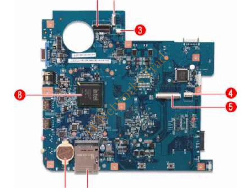 MB.PGN01.001 Acer System Board for Aspire 4332 Intel Laptop Laptop Motherboard
