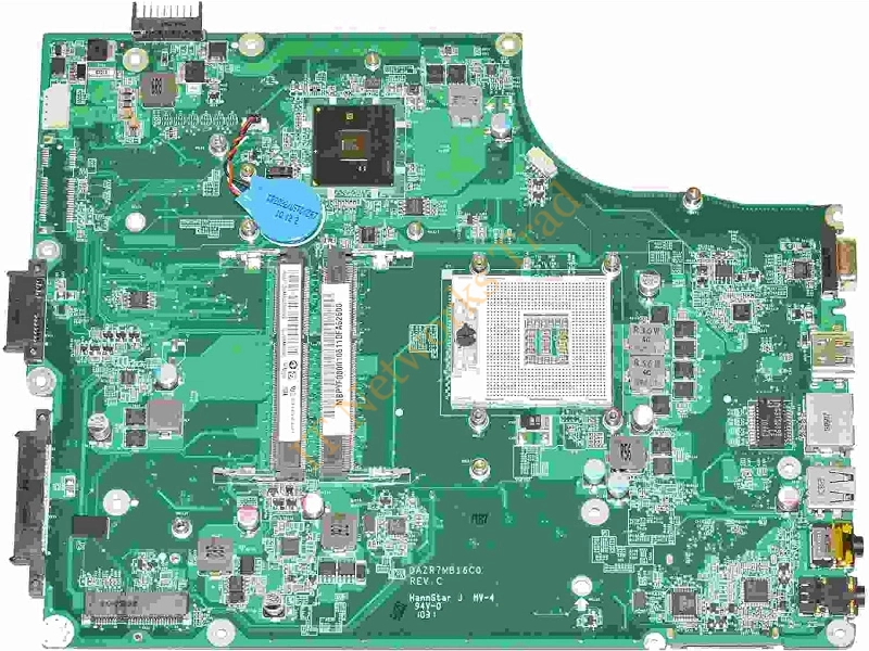 MB.PYF06.001 Acer Socket 989 System Board for Aspire Timeline 5820T Intel Laptop Laptop Motherboard