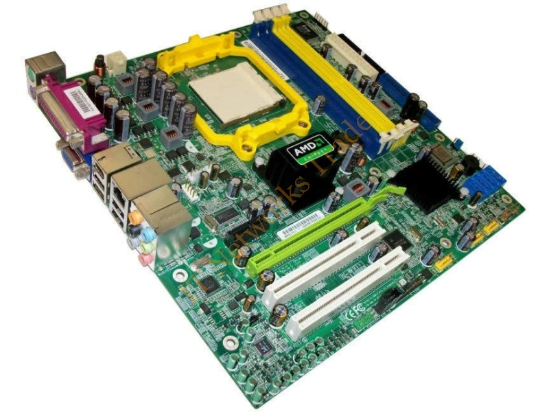 mb.s8809.001 Acer AMD 690V Chipset 4-Slot System Board Socket AM2 for Aspire M3100 / M5100 Micro Tower Desktop Motherboard