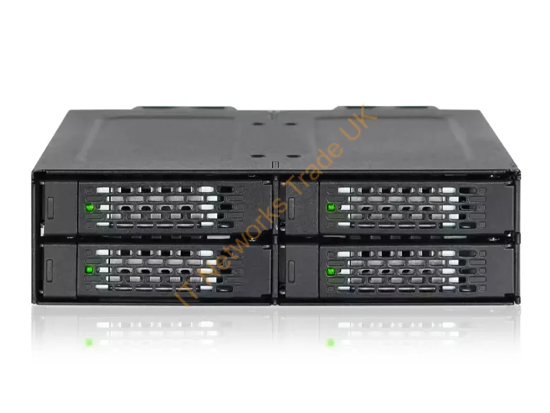 MB699VP-BV3 - Strategic Sourcing Icy Dock 4 X 2.5 Nvme U.2/U.3 Ssd Pcie 4.0 Mobile Rack For 5.25 Bay With Oculink, Tougharmor