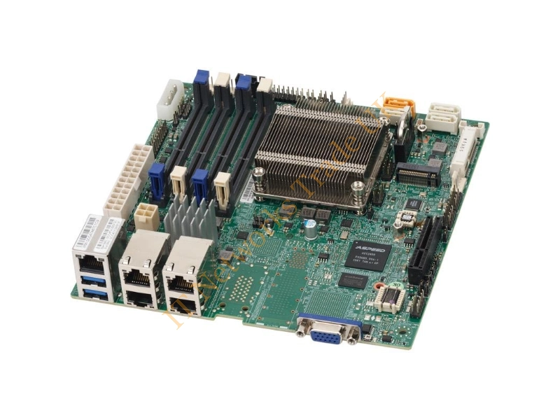 MBD-A1SRI-2558F-O Supermicro Mini ITX System Board with Intel Atom C2558 Chipset CPU Server Motherboard