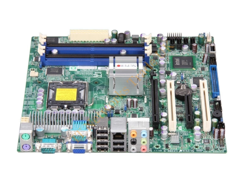 MBD-C2SBM-Q-O Supermicro Intel Q35/ ICH9DO Chipset System Board Server Motherboard