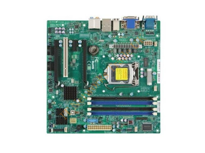 MBD-C7B75-O Supermicro Intel B75 Express Chipset System Board Socket LGA1155 micro-ATX Server Motherboard