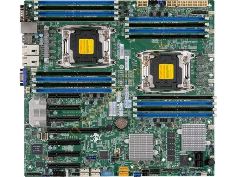 MBD-X10DRH-ILN4-B Supermicro X10DRH-ILN4-B Dual LGA2011/ Intel C612/ DDR4/ SATA3&USB3.0/ V&4GbE/ EATX Server Motherboard
