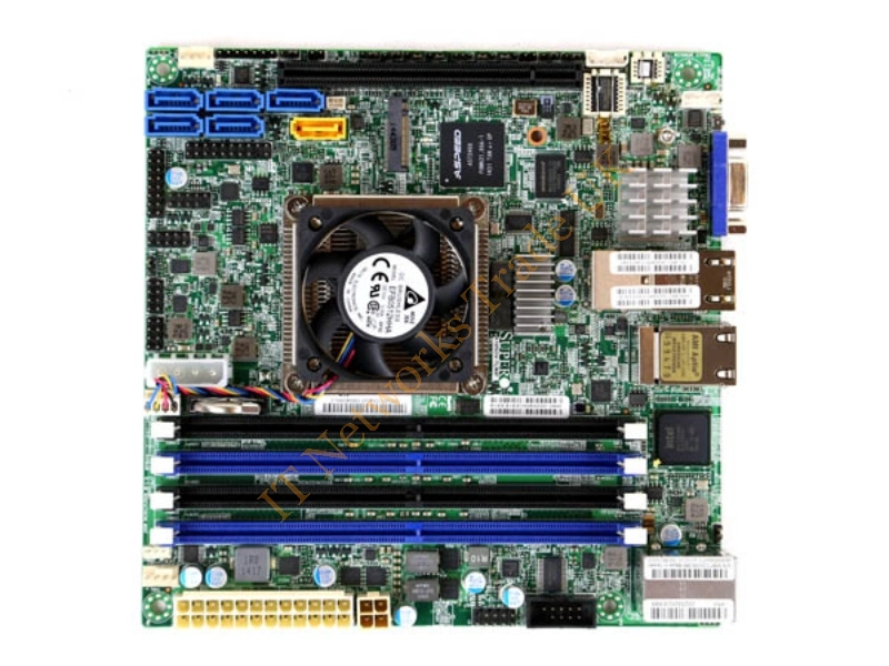 MBD-X10SDV-TLN4F-O Supermicro Mini ITX System Board with Intel Xeon D-1540 / 1541 CPU Server Motherboard