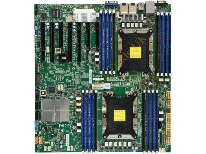 MBD-X11DPH-T-O Supermicro X11DPH-T-O Dual LGA3647/ Intel C624/ DDR4/ SATA3&USB3.0/ V&2GbE/ EATX Server Motherboard