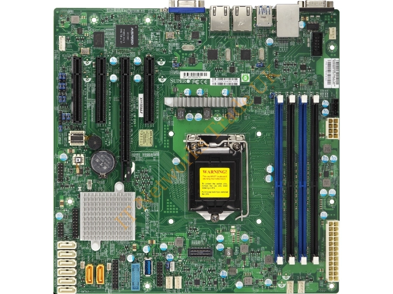 MBD-X11SSM-F-B Supermicro X11SSM-F-B LGA1151/ Intel C236/ DDR4/ SATA3&USB3.0/ V&2GbE/ MicroATX Server Motherboard