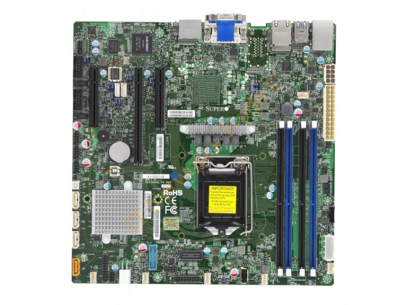 MBD-X11SSZ-F-O Supermicro Micro ATX System Board with Intel C236 Chipset CPU Server Motherboard