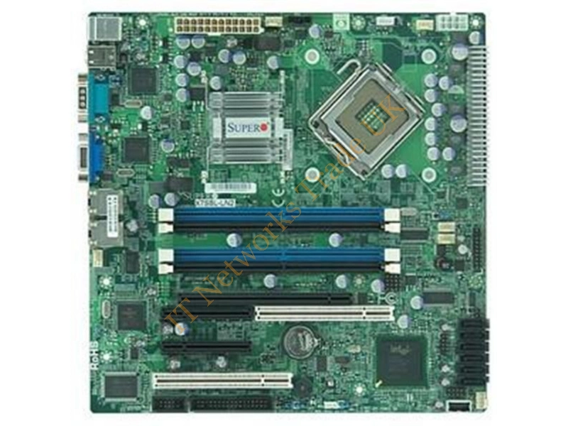 MBD-X7SBL-LN2 Supermicro 3200 LGA775 QC Max-8GB DDR2 Micro-ATX 2 PCI Express 8 2 PCI VID 2Gbe IPMI Server Motherboard