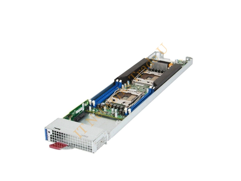MBI-6128R-T2-PACK Supermicro MicroBlade MBI-6128R-T2 Dual LGA2011 Server Blade Module, Pack (Black) Networking Accessory