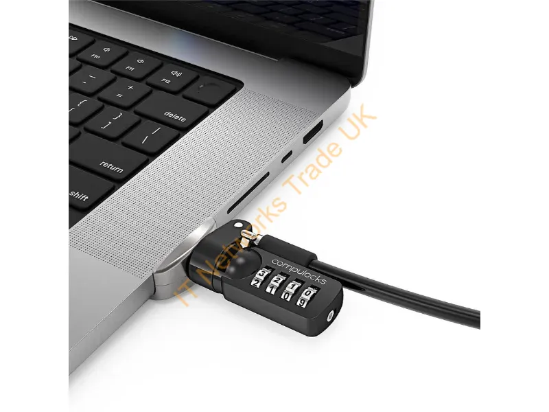 MBPR16LDG02CL - Compulocks Mbpr16Ldg02Cl Cable Lock Black, Silver