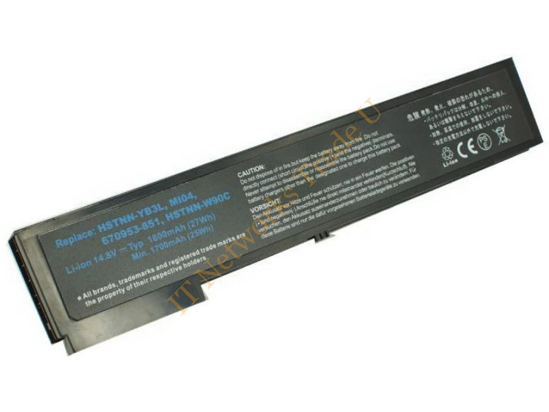 MBXHP-BA0015 - MicroBattery MBXHP-BA0015 Lithium-Ion (Li-Ion) 1800mAh 14.8V rechargeable battery Cable