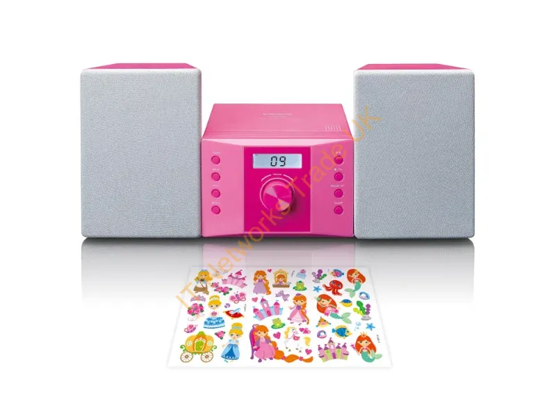 MC-013P - Lenco MC-013PK portable stereo system Digital 4 W FM Pink MP3 playback