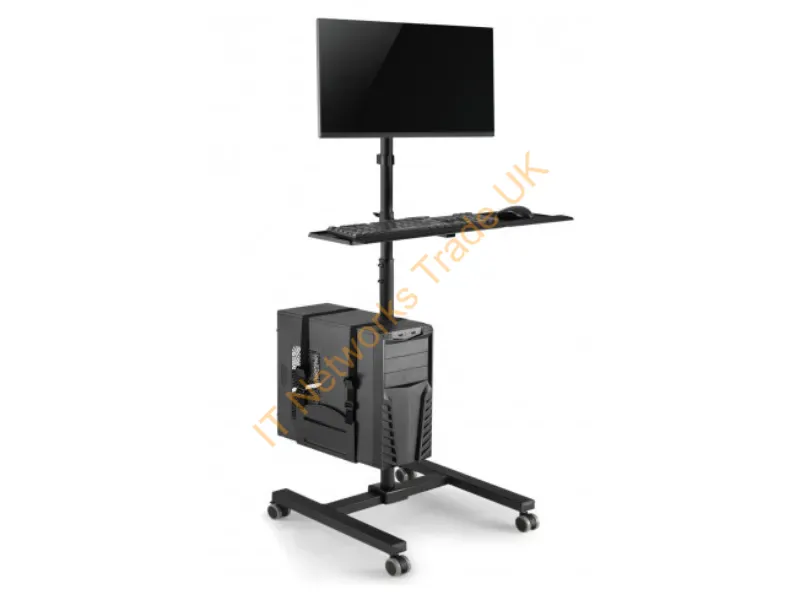 MC-793 - Maclean MC-793 multimedia cart/stand Black Universal Multimedia trolley