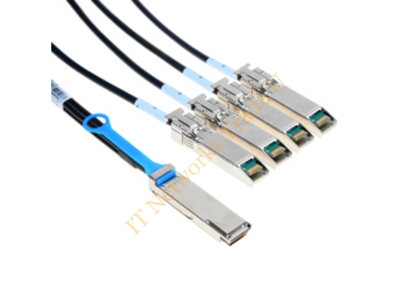 Mellanox Technologies QSFP / 4 SFP+, 5m 5m QSFP 4 x SFP+ Black InfiniBand cable