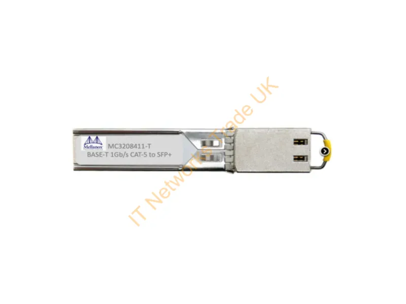 MC3208411-T Mellanox 1Gbps 1000Base-T Gigabit Ethernet 100m RJ-45 Connector SFP (mini-GBIC) Transceiver Module