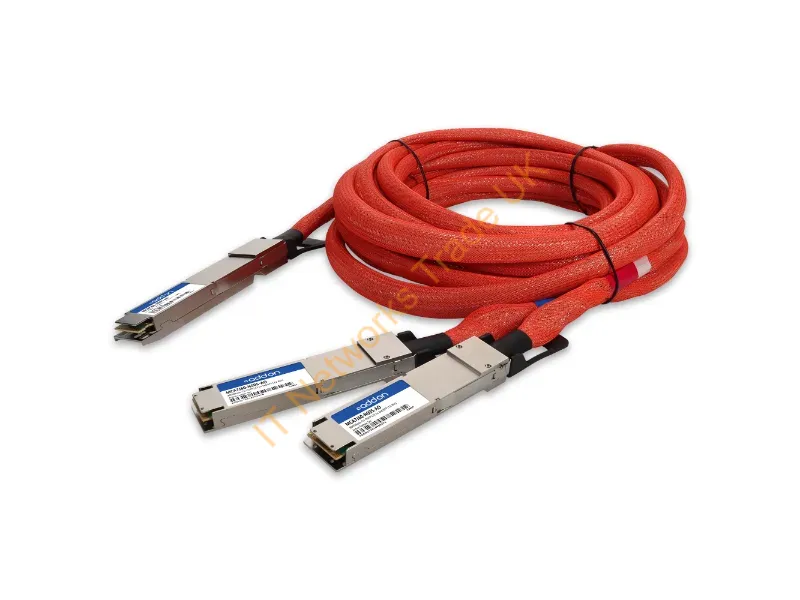 MCA7J60-N005-AO - Addon Networks Mca7J60-N005-Ao Infiniband/Fibre Optic Cable 196.9" (5 M) Osfp112 2X Osfp112-Rhs Dac Red