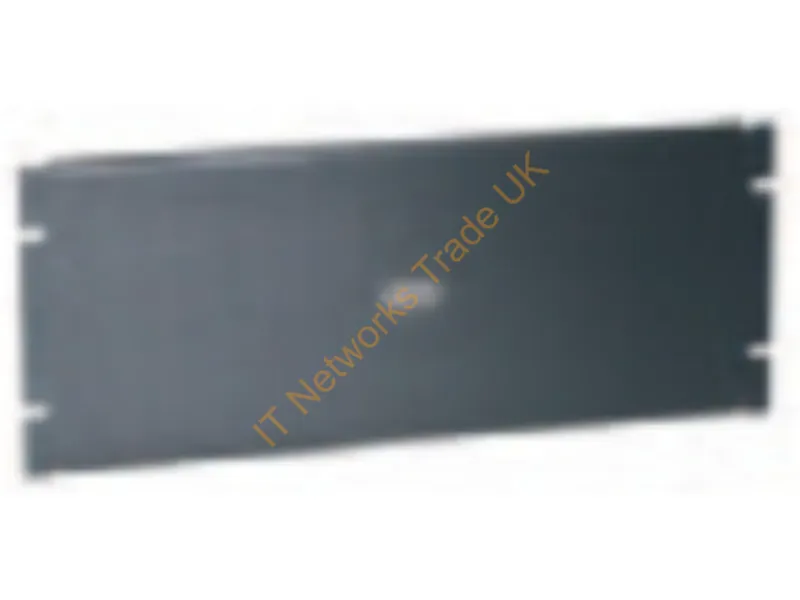 MCCBP700 - Hubbell Premise Wiring Blank Panel, 7" Height And 19"Weight, 4U  Black