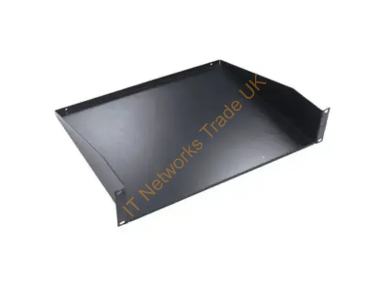 MCCCS19 - Hubbell Premise Wiring Shelf Standard Solid17"Wx14"D Steel Cantilevered50Lb Cap Black