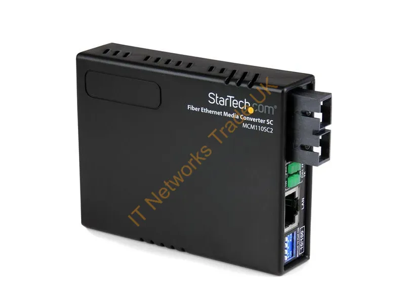 MCM110SC2 - Startech.Com Mcm110Sc2 Network Media Converter 100 Mbit/S 1310 Nm Multi-Mode Black