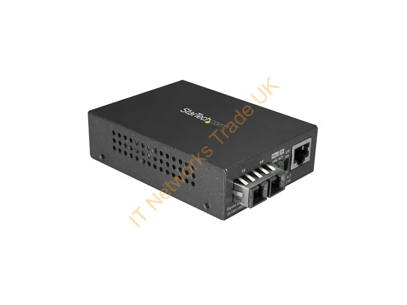 MCMGBSCMM055 - StarTech.com Gigabit Ethernet to SC Fiber Media Converter 1000Base-SX Multimode 550 m Networking