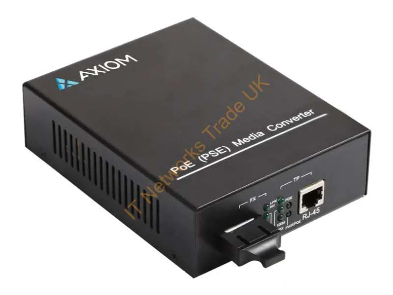 MCP32-T2-S3L10-AX - Axiom Mcp32-T2-S3L10-Ax Network Media Converter 1250 Mbit/S 1310 Nm Black