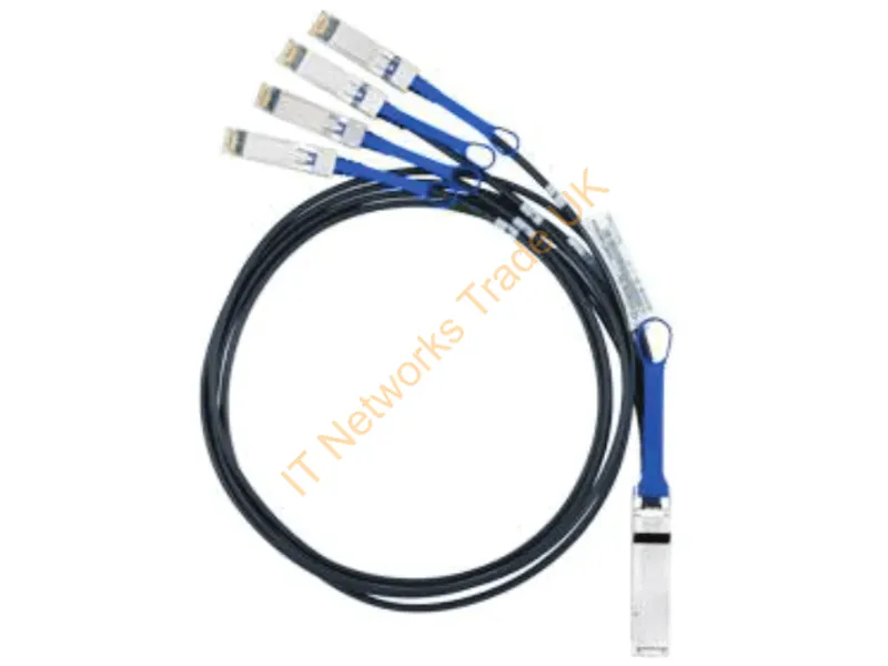 MCP7904-X01AA - Mellanox Technologies Mcp7904-X01Aa Infiniband/Fibre Optic Cable 59.1" (1.5 M) Qsfp 4 X Sfp+ Black