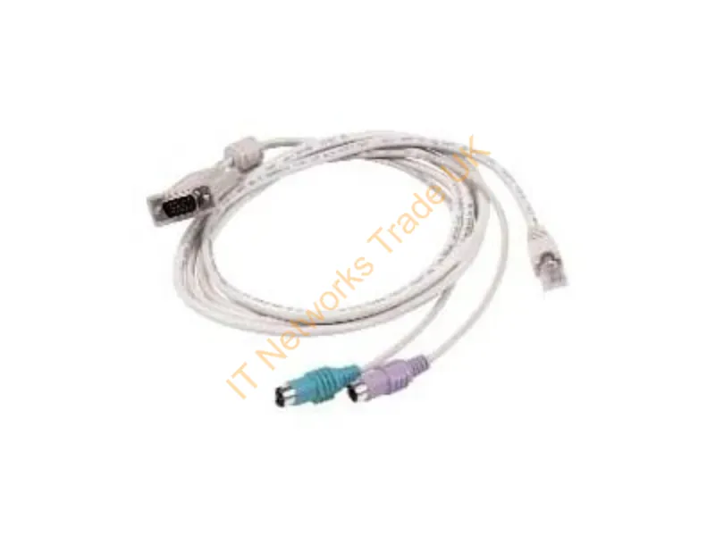 MCUTP60-PS2 - Raritan Mcutp60-Ps2 Kvm Cable White 236.2" (6 M)