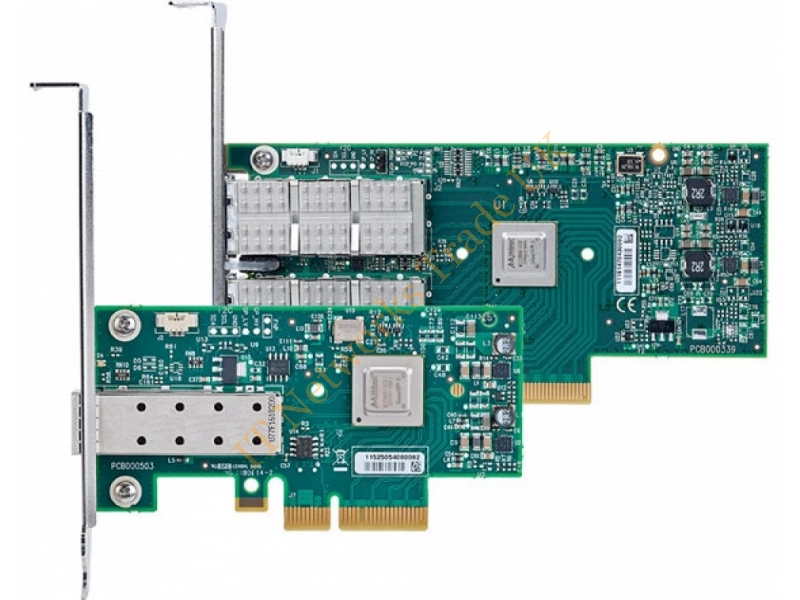 MCX312A-XCBT Mellanox ConnectX-3 Dual-Port 10Gigabit PCI-Express 3.0 SFP+ Ethernet Card Network Adapter