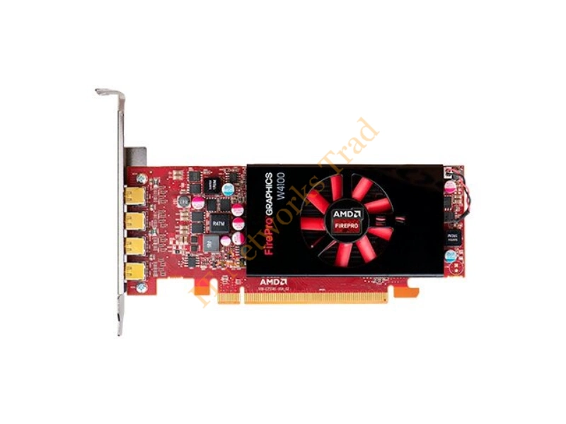 MDA-W4100 NEC AMD FirePro 4100 2GB DDR5 2x Mini DisplayPort Video Graphics Card