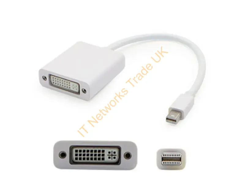 MDISPORT2DVIW-5PK - Addon Networks Mdisport2Dviw-5Pk Video Cable Adapter 7.87" (0.2 M) Dvi Mini Displayport White