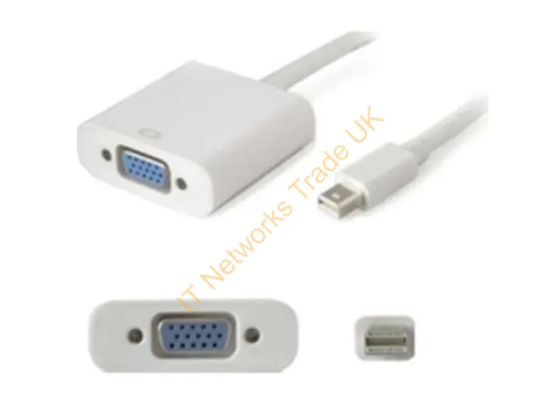 MDISPORT2VGAW-5PK - Addon Networks Mdisport2Vgaw-5Pk Video Cable Adapter Mini Displayport Vga (D-Sub) White
